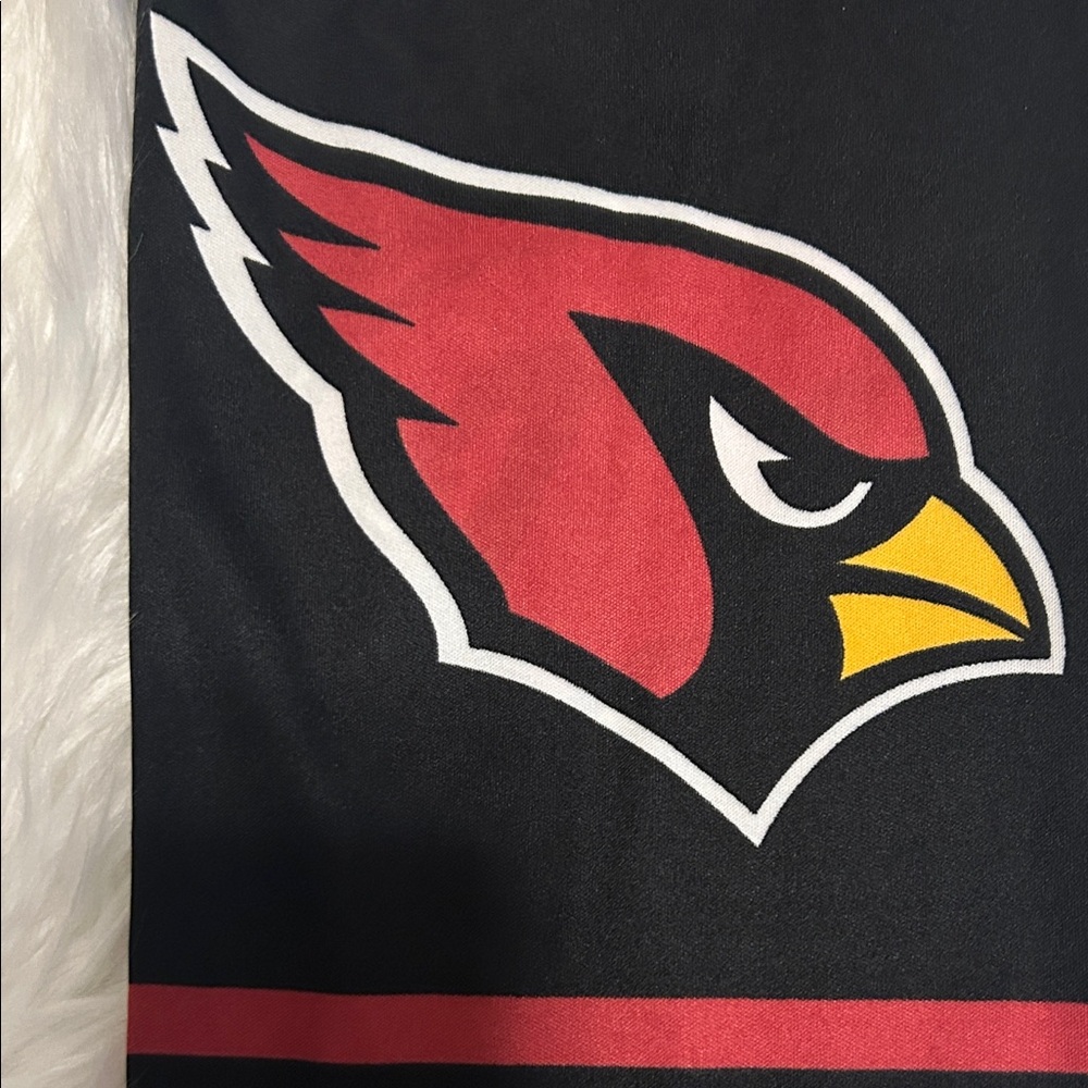 Arizona Cardinals Black & Red Graphic Scarf “LET’S GO CARDS!” “RISE UP RED SEA!” - Picture 7 of 9